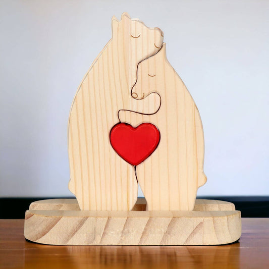 Family Bears v1™ - Wooden Treasures