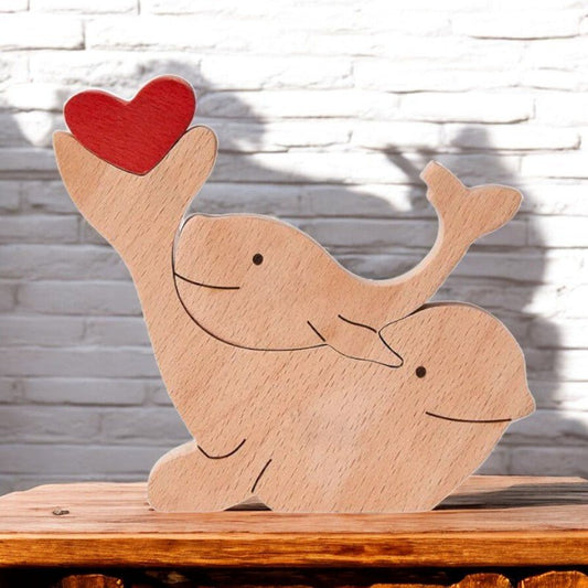 Family Whales™ - Wooden Treasures